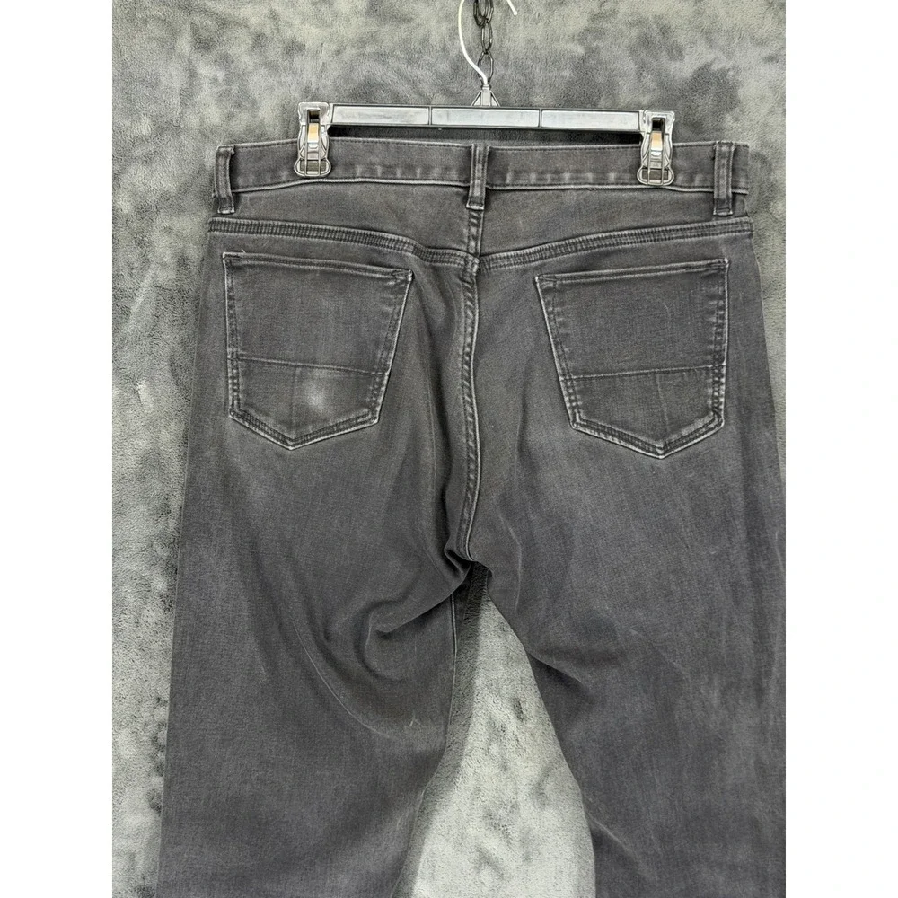 Banana Republic Traveler Slim Luxe Pants Mens 33x32‎ True Black 389371-00